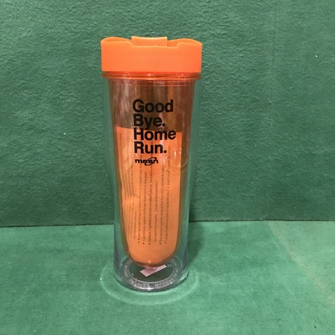 Baltimore Orioles SGA Goodbye Homerun Orange MASN Tumbler Fanfest 2018 Brand New Cover
