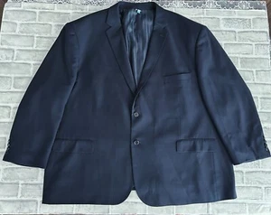 Lorenzo Bruno Italian Designer Navy Blue Super 150's Jacket Sport Coat 2B DV 60R - Picture 1 of 8
