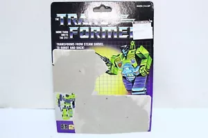 Vintage 1985 Transformers G1 Scavenger Constructicon Devastator Full Card Uncut - Picture 1 of 6