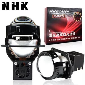 NHK Laser Bi LED Projector Lens 130W 6000K 3.0'' Headlight Retrofit Universal - Picture 1 of 8