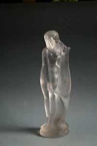 ART DECO ETLING GLASS FIGURE BY SEVRES CRYSTAL - Picture 1 of 5