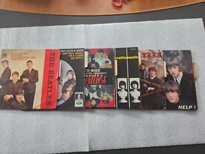 LOT 6 EP - THE BEATLES - ALL WITH TONGUE - Picture 1 of 13