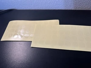 Clear Seal Labels 5/8in for Envelopes, Box and Packaging Clear Pack of 800 - Picture 1 of 4