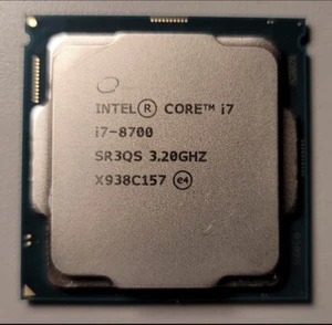 Intel Core SR3QS i7-8700 3.20Ghz 6 Cores 12MB LGA1151 CPU Fully Functional - Bild 1 von 2
