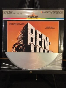 Ben Hur 1959 Extended Play Laserdisc Movie Charlton Heston Tested Works - Picture 1 of 7