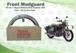 Marsh "Grey Matt Front Mudguard for Royal Enfield New Classic 350 Reborn" - Bild 1 von 8