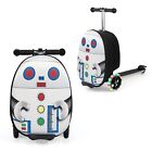 2-in-1 Ride On Scooter Suitcase Kids Travel Luggage Folding Scooter