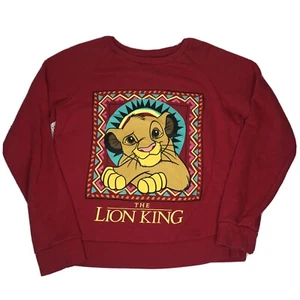 Vintage Simba The Lion King Sweatshirt Youth Size Medium Walt Disney 1990s Movie - Picture 1 of 7