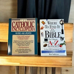 The Catholic Encyclopedia & Where To Find It In The Bible Reference Books - Picture 1 of 6