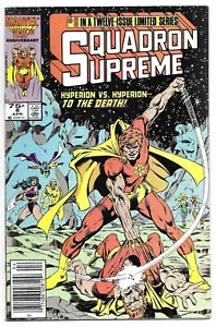 SQUADRON SUPREME #8 & 9 MARVEL COMIC BOOK LOT 1st Limited series Hyperion 1986 - Picture 1 of 4