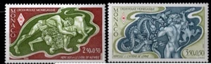 GTSTAMPS Monaco, Sc #B100-01, MNH, 1981 RED CROSS - Picture 1 of 1