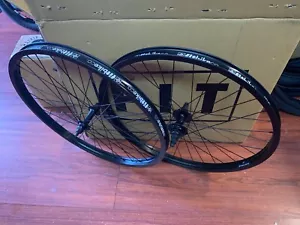 FIT BIKES COMPLETE 22 INCH CASSETTE RIGHT RHD WHEEL SET WHEELS BLACK BMX 22" - Picture 1 of 7