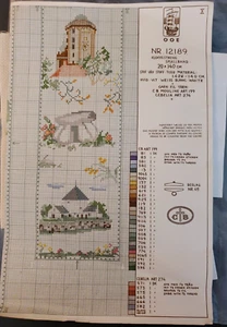 Vintage Bell Pull Stitchery Kit Klokkestreng Spjallband Icelandic CB Mouline Art - Picture 1 of 4