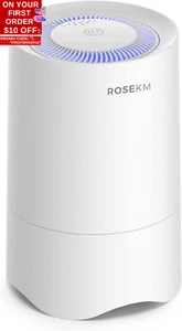 Small Air Purifier for Home Bedroom, Personal Desk Mini Air Purifier, Room Hepa - Picture 1 of 12