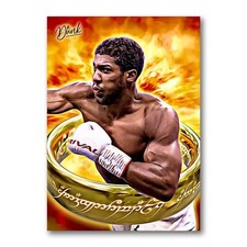 Anthony Joshua Lord Of The Ring Sketch Card Limited 05/30 Dr. Dunk Signed
