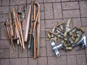 6 kg Kupferschrott Rohre und 7 Kg Messingschrott Sanitär usw. - Bild 1 von 7