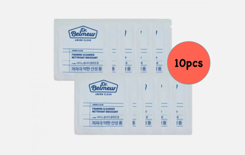 [THE FACE SHOP] Dr. Belmeur Amino Clear Foaming Cleanser Samples 10pcs - Image 1 of 1