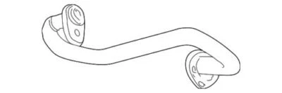 Tubo de válvula de recirculación de gases de escape genuino GM 2000-2005 Chevrolet LS 24508969 Foto 1 de 2