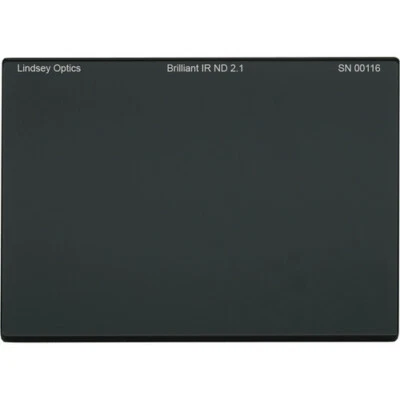 New Lindsey Optics 4x5.65" Brilliant IRND2.1 Filter Anti-Reflection Coating - Image 1 of 4