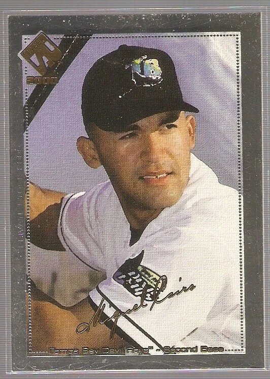 MIGUEL CAIRO SILVER PORTRAITS SERIAL /199 2000 PACIFIC PRIVATE STOCK 136 TB RAYS - Image 1 of 1