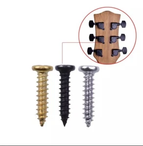 Guitar tuner peg Screws for Strat®* or Tele®* guitar x 12 pieces fablogix® UK - Picture 1 of 21