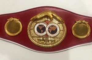 IBF Boxing Championship Replica Belt Adult Size World Boxing Council 3D - Picture 1 of 5