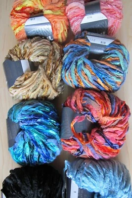 Lana Grossa Twin Print Effektgarn Bändchengarn Strickgarn 50g - Auswahl Top - Bild 1 von 4