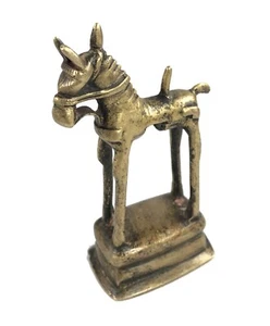 Ethnic Design Handmade Brass Religious Horse Statue Table Top Decorative G7-1079 - Picture 1 of 8