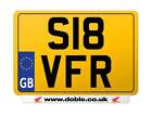 Cherished / Personal Number Plate for Honda VFR 800 VFR800 VTec V-Tec * S18VFR *