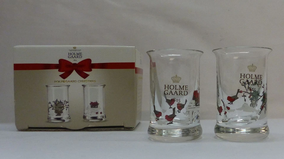 Holmegaard Schnapsglas 2er Set / Schnapsglasset  2015  Neuware, OVP - Bild 1 von 1
