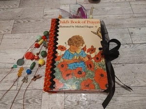 Child's Book Of Prayers Junk Journal, Memory Book, Scrapbook, Smash Book - Picture 1 of 11