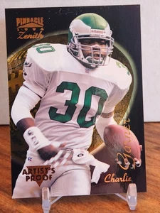 1996 Pinnacle Zenith - Charlie Garner Artist Proof Eagles - Picture 1 of 2