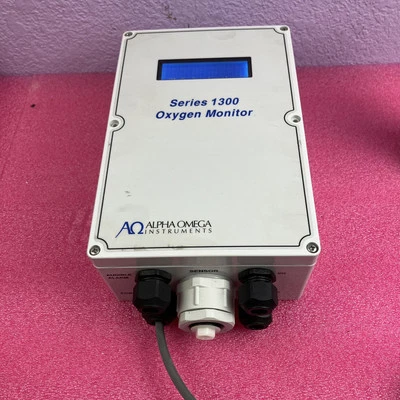 Alpha Omega Instruments Series 1300 Oxygen Monitor Analyzer Sensor - Image 1 of 4
