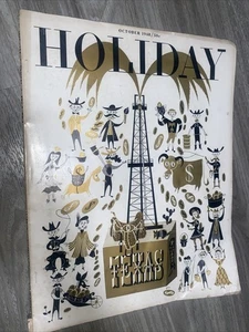 OCTOBER 1948 HOLIDAY MAGAZINE - Vintage Magazine (Good condition) - H 225 - Picture 1 of 5