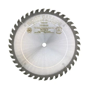 Ridge Carbide TS2000 Super Lama per seghetto da tavolo 10" 40 denti ATB/R .125 Kerf 5/8"... - Foto 1 di 1