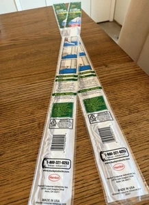 2 Pk DUCK Brand DOOR BOTTOM SEAL Self-Adhesive THRESHOLD All Season DOOR SWEEP - Picture 1 of 3