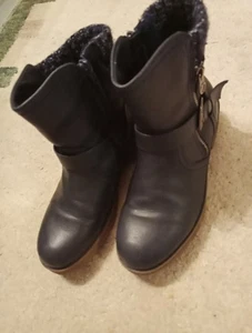 Stiefeletten, dunkelblau, Gr 38 - Bild 1 von 9