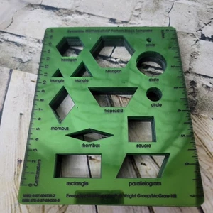 Lot Of 30 Everyday Mathematics Pattern Block Templates Wright Group Homeschool - Picture 1 of 6