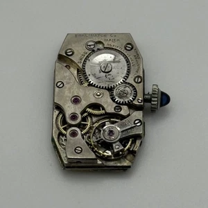 Ebel Malex Art Deco Watch Movement Swiss Tank 15 Jewel Vintage Parts Repair 15mm - Picture 1 of 4