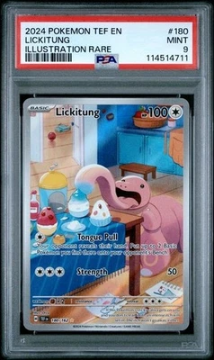 Lickitung 180/162 SV05: Temporal Forces Holo GRADED PSA 9 - Image 1 of 2