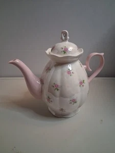 Falona Petite Rose Luster Fine Porcelain Teapot by Grace's Teaware, EUC - Picture 1 of 7