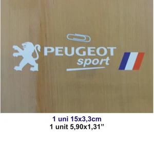 Sticker Vinilo Pegatina Decal Vinyl Aufkleber Adesivi Peugeot Sport Francia - Imagen 1 de 2