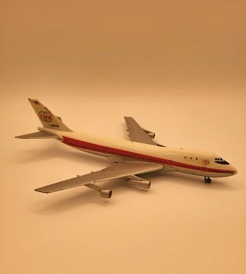 Japan Made Vintage 1970s  9" Diecast TWA Boeing 747 Aero Mini N747TW Model Plane - Image 1 of 4