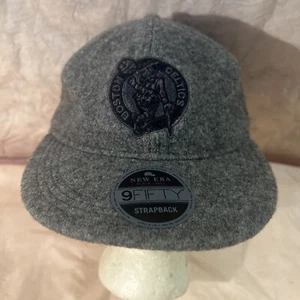 Vintage Boston Celtics New Era Black Label 9Fifty 100 % Wolle Mütze Herren NBA SELTEN EXC - Bild 1 von 15
