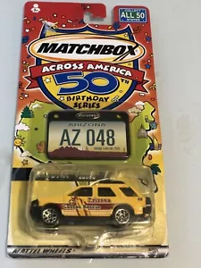 Matchbox Auto Isuzu Rodeo Across America 50° Compleanno Arizona Confezione Danneggiata - Foto 1 di 9