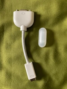 Apple Mini DVI to VGA Cable Adapter White EXC - Picture 1 of 3