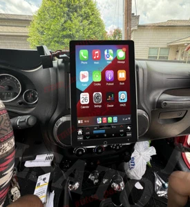 For 2007-2017 Jeep Wrangler Apple Carplay Car Radio GPS NAVI WIFI Android 13 32G - Picture 1 of 24