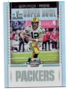 Aaron Rodgers 2017 Super Bowl Contenders Optic NFL Card #SB-9 Refractor 34/99 - Picture 1 of 2