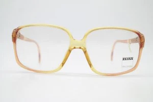 Vintage Brille Zeiss 3120 Braun Gold Eckig Brillengestell eyeglasses - Picture 1 of 6