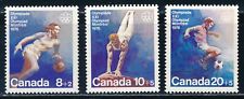 Canada - Montreal Olympic Games 1976 - Soccer Handball  MNH (#B10-12)